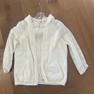 Tory Burch zip up hoodie